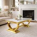 Arianna Coffee Table Gold Base
