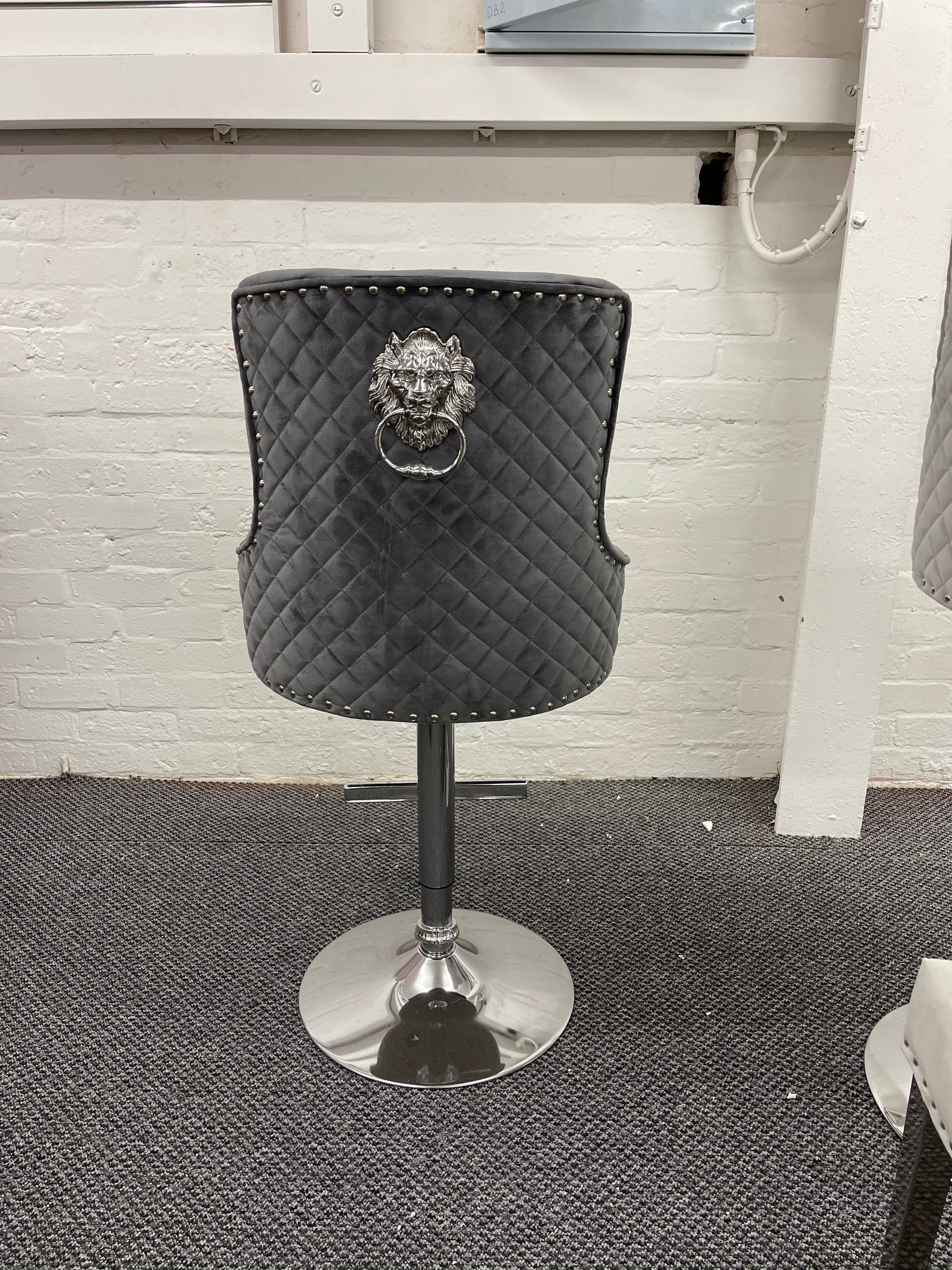 Venice Dark Grey Bar Stool