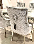 Venice Silver Lion Knocker Chair