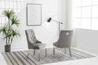 Venice Lion Knocker Grey Chair
